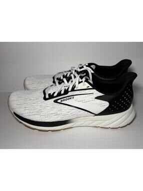 Brooks Anthem 7 Men's Sneaker White/ Black/ Tan Size 10.5 D